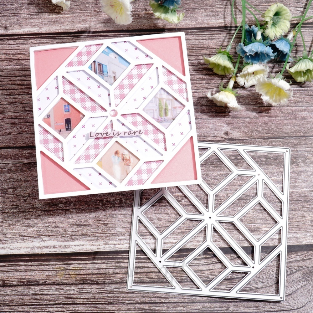 Lifescraft Butterfly Rhombus Background Metal Cutting Dies