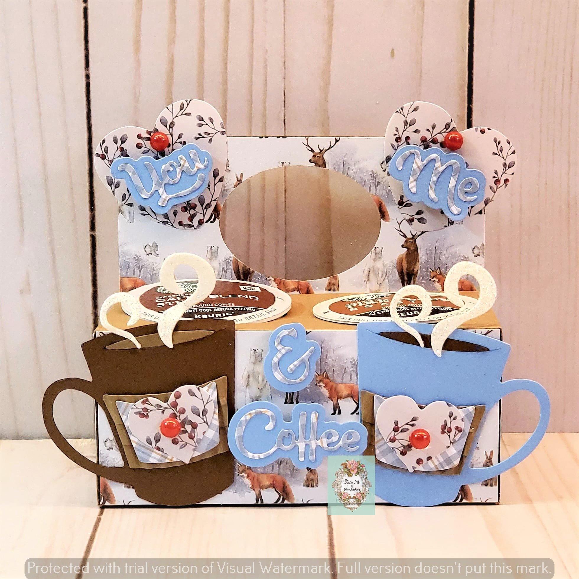 You and Me Coffee Cup Dies - Inlovearts