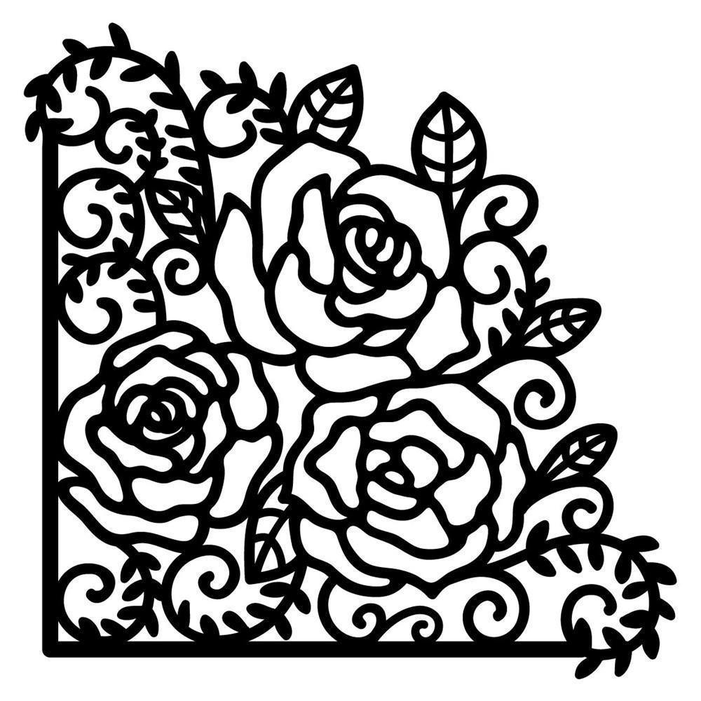 Rose Corner Dies - Inlovearts