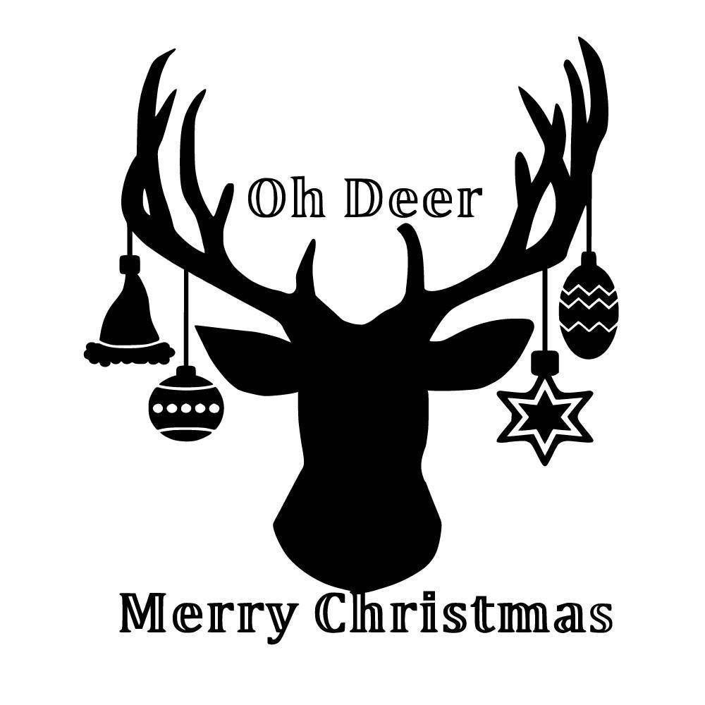 Merry Christmas Deer Dies - Inlovearts