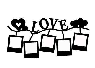 Lifescraft Creative "LOVE" Photo Wall Decor Dies