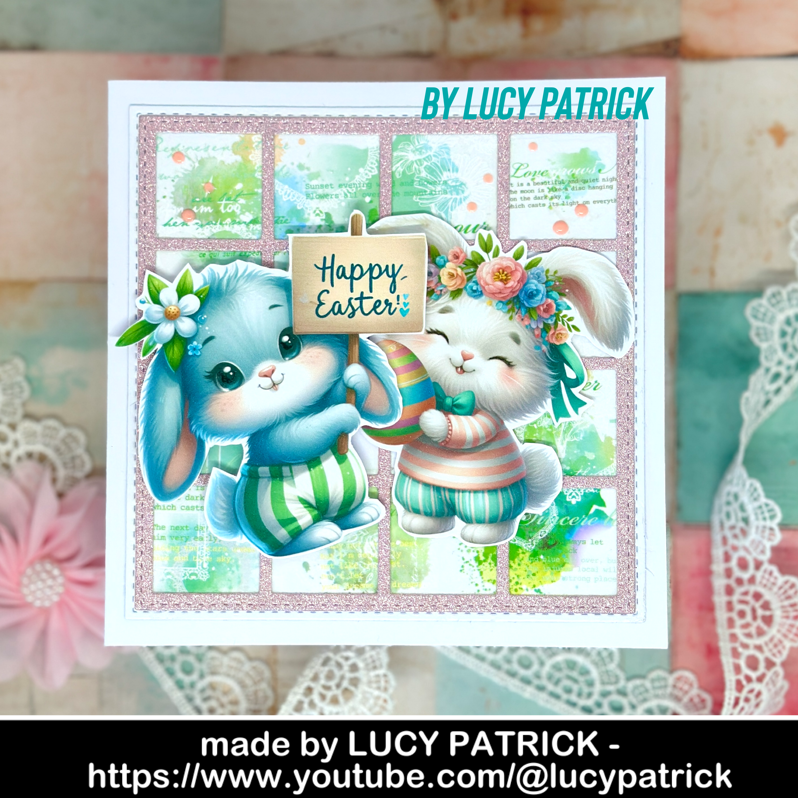 LifescraftTwelve Small Squares Background Board Metal Cutting Dies