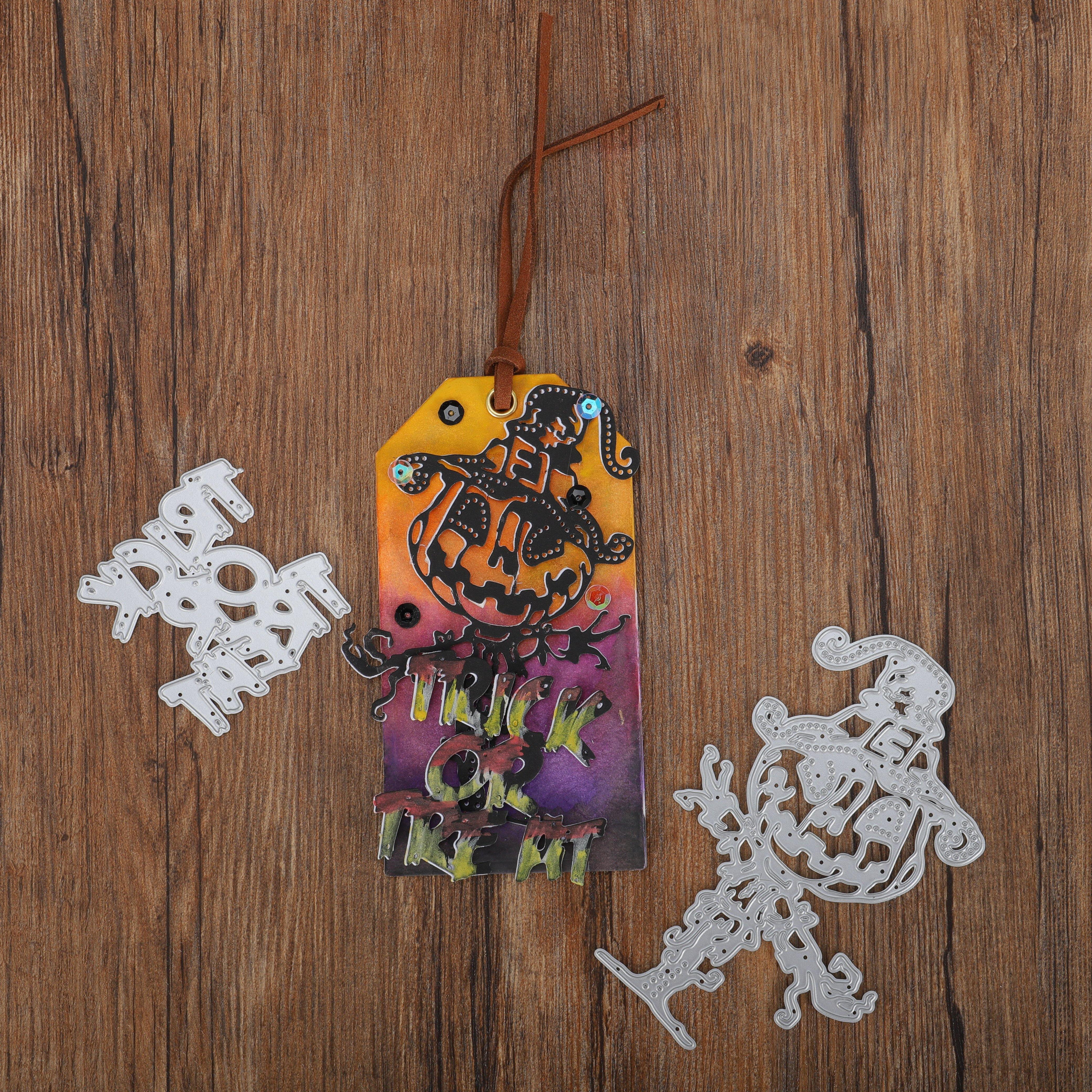 Pumpkin Scarecrow Decor Dies - Inlovearts