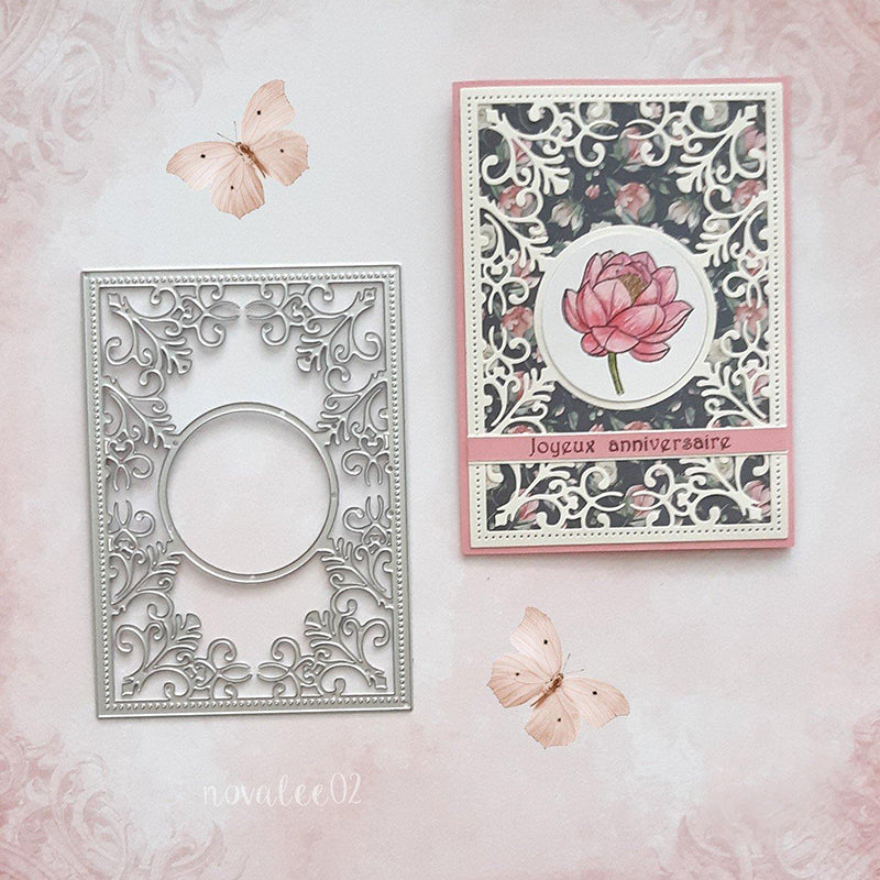 Lace Frame Background Cutting Dies - Inlovearts