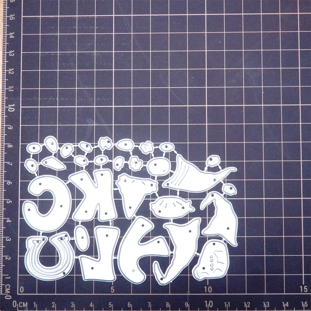 Lifescraft Gnome with "Lucky" Word Metal Cutting Dies