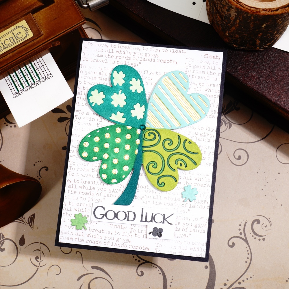 Lifescraft Patterned Four Leaf Clover Metal Cutting Dies