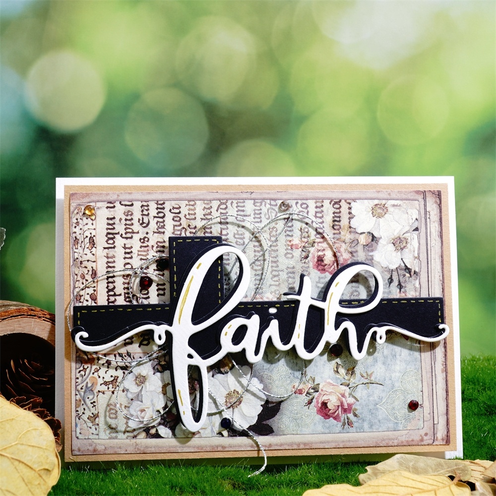 Lifescraft Faith Word Cross Metal Cutting Dies