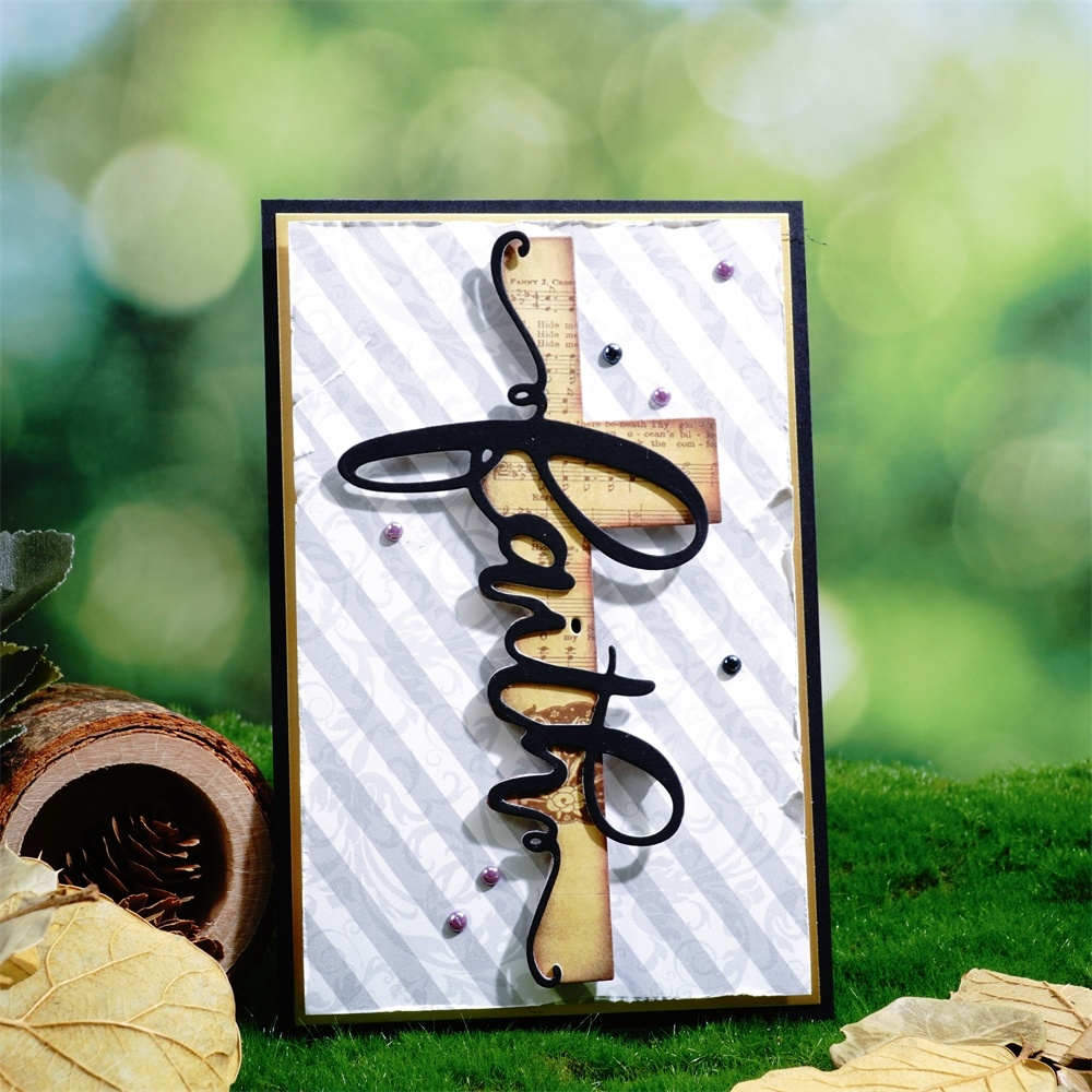 Lifescraft Faith Word Cross Metal Cutting Dies