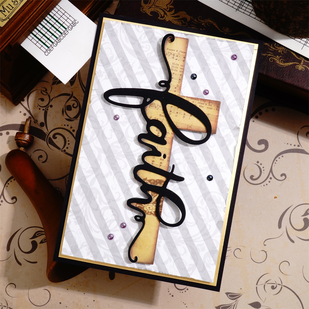 Lifescraft Faith Word Cross Metal Cutting Dies