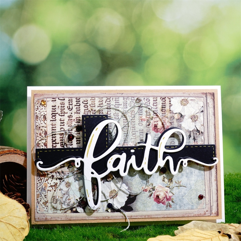 Lifescraft Faith Word Cross Metal Cutting Dies