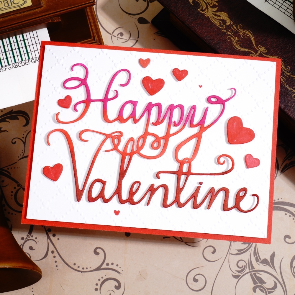 Lifescraft Happy Valentine Word Metal Cutting Dies