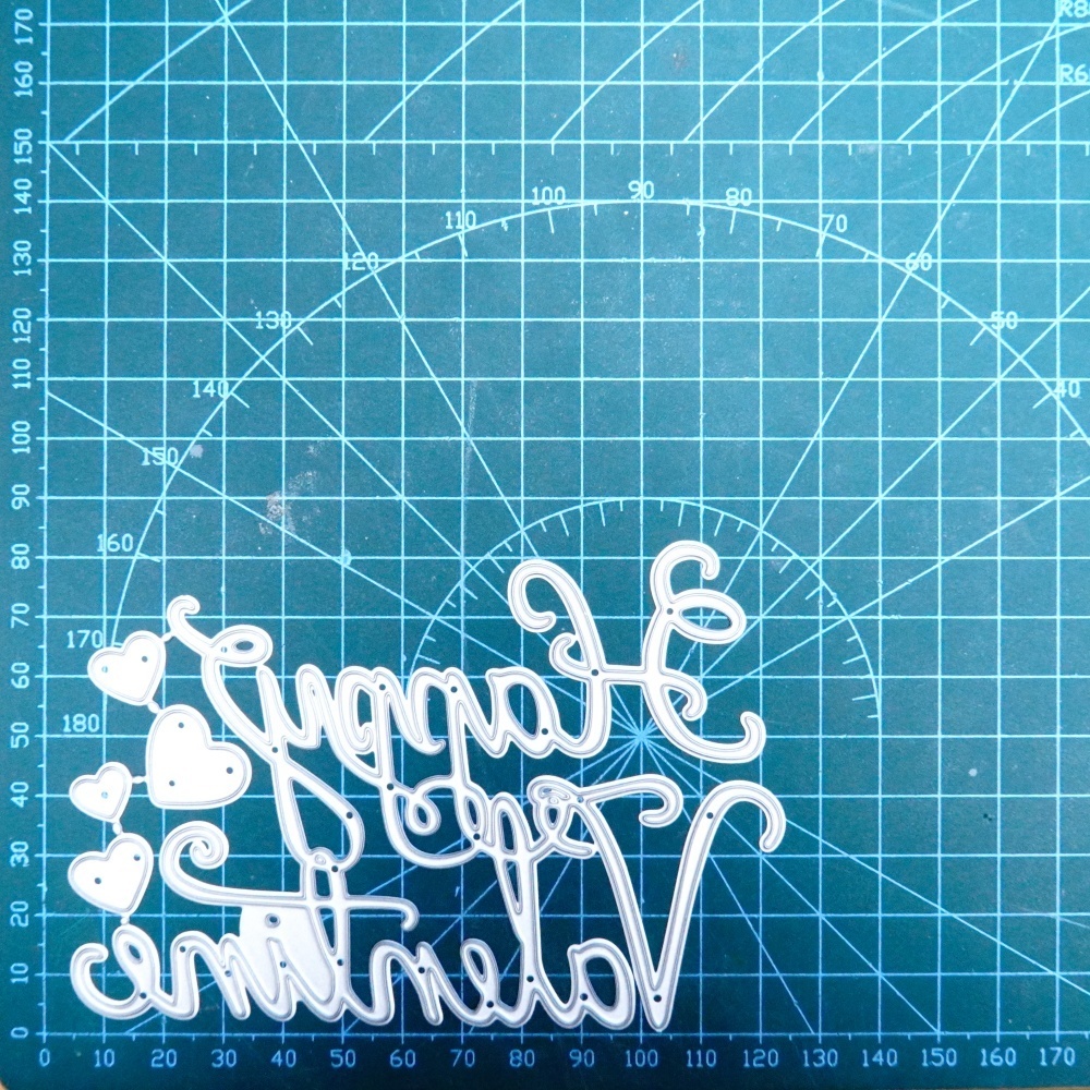 Lifescraft Happy Valentine Word Metal Cutting Dies