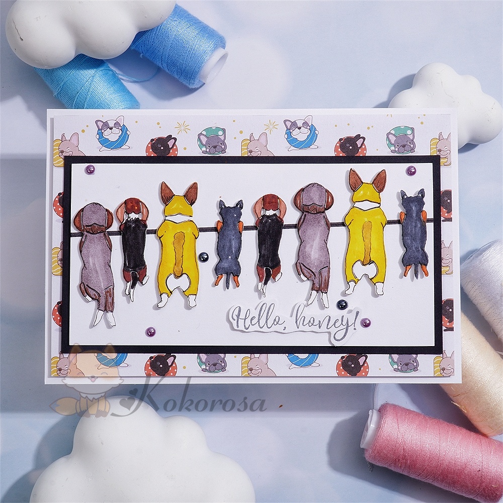 Lifescraft Good Luck Puppies Metal Cutting Dies