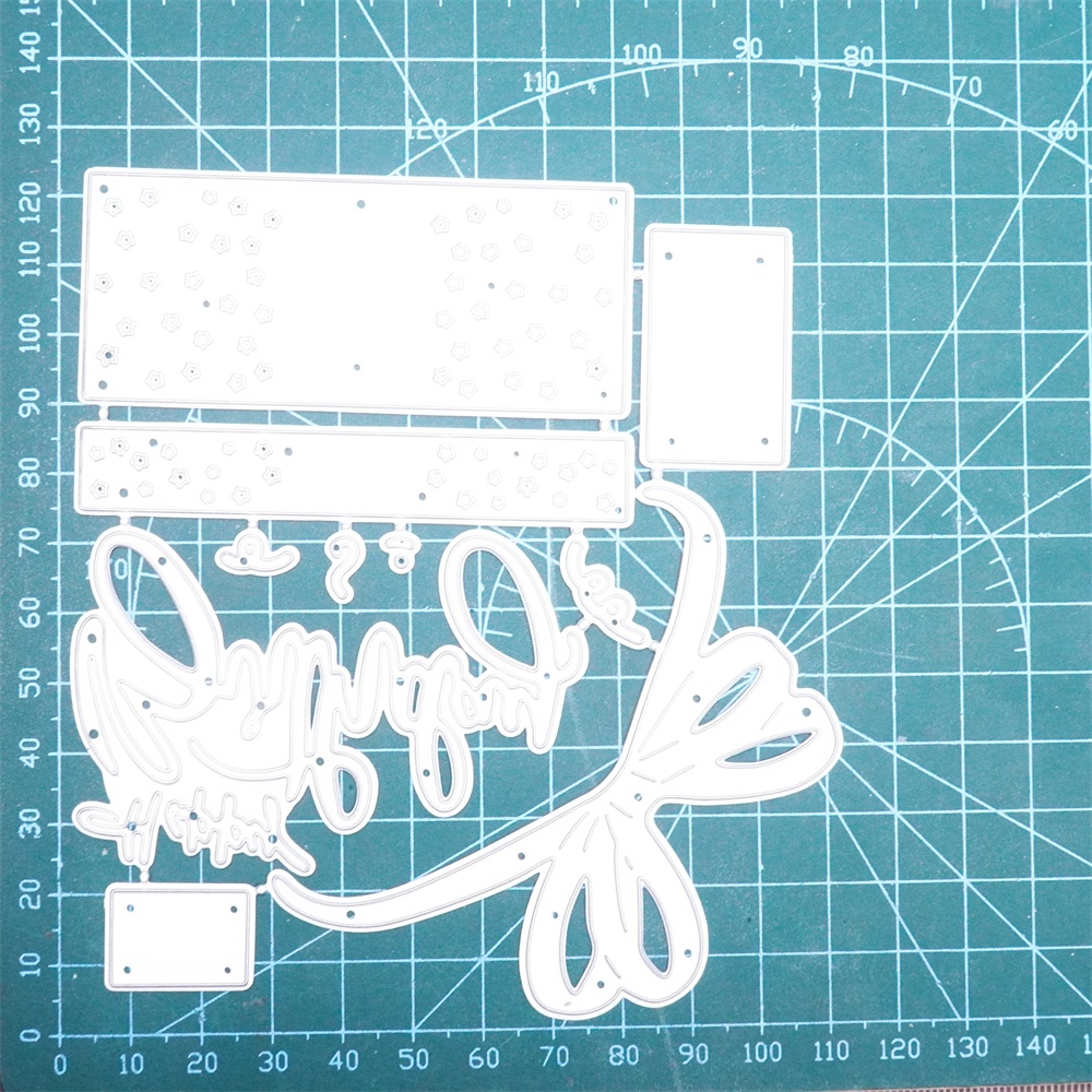 Lifescraft Happy Birthday Gift Box Metal Cutting Dies