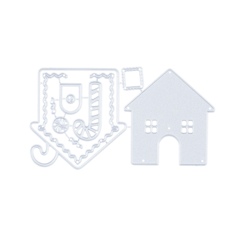 Lifescraft Gingerbread Christmas Cottage Metal Cutting Dies
