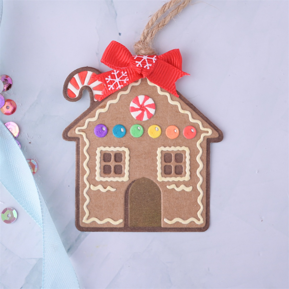 Lifescraft Gingerbread Christmas Cottage Metal Cutting Dies