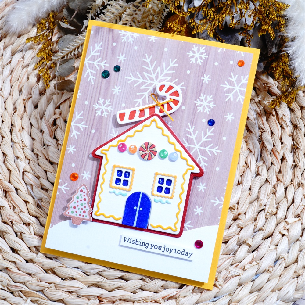 Lifescraft Gingerbread Christmas Cottage Metal Cutting Dies