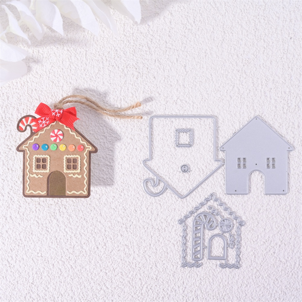 Lifescraft Gingerbread Christmas Cottage Metal Cutting Dies