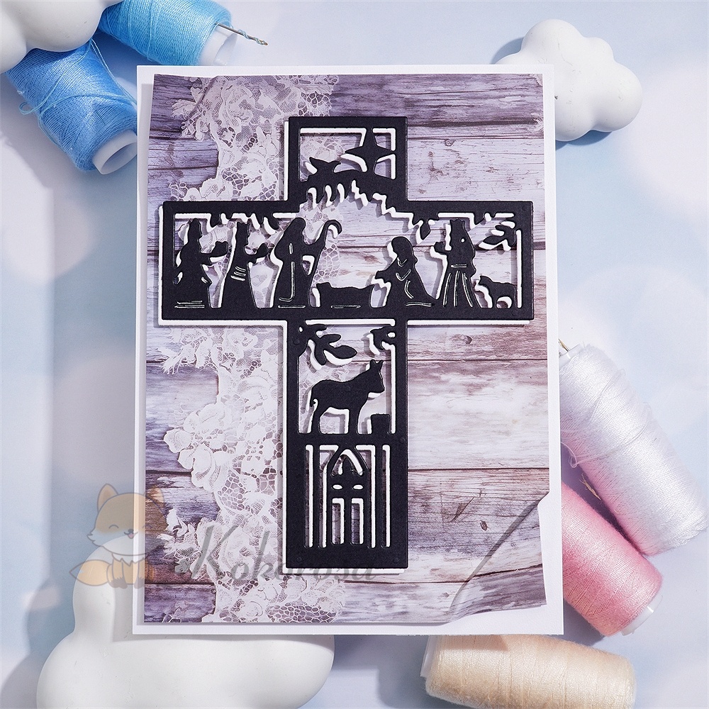 Lifescraft Cross Prayer Metal Cutting Dies