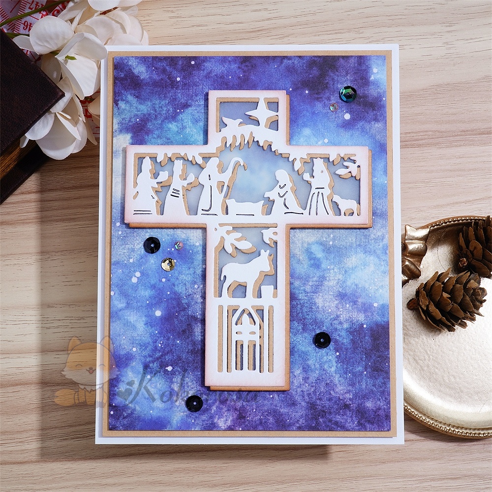 Lifescraft Cross Prayer Metal Cutting Dies