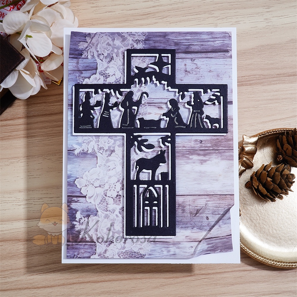 Lifescraft Cross Prayer Metal Cutting Dies