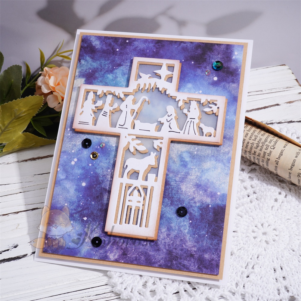 Lifescraft Cross Prayer Metal Cutting Dies