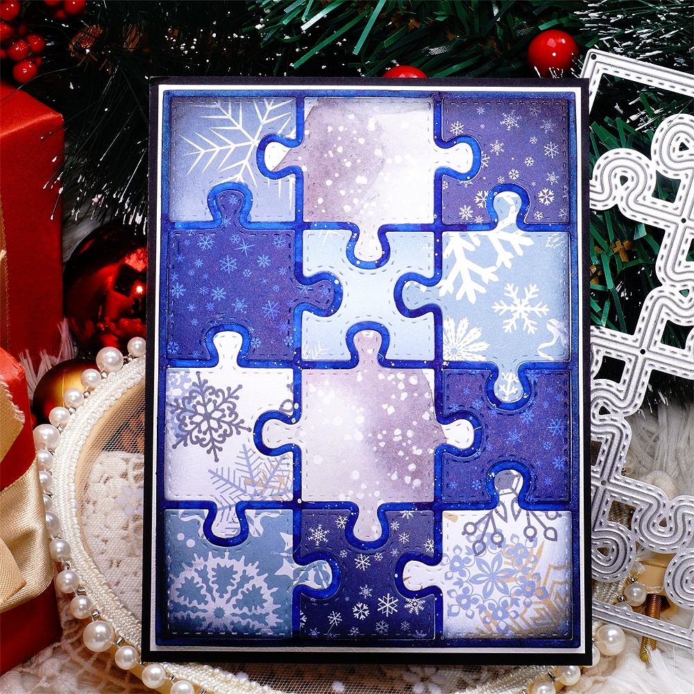 Lifescraft Puzzle Background Board Cutting Dies