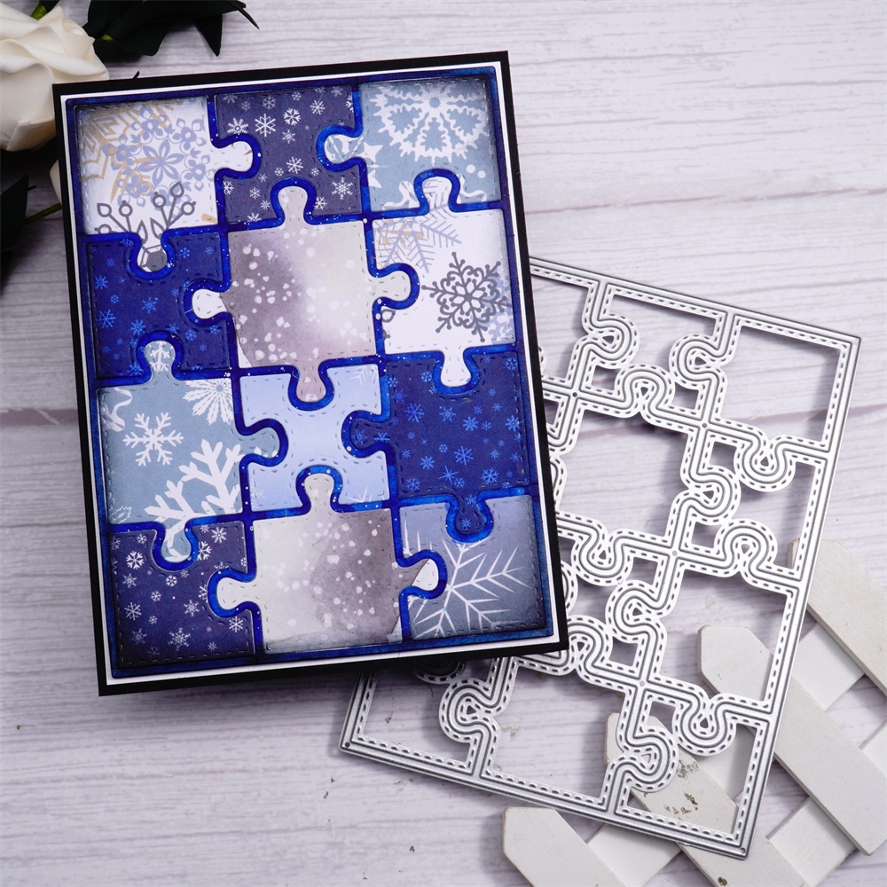 Lifescraft Puzzle Background Board Cutting Dies