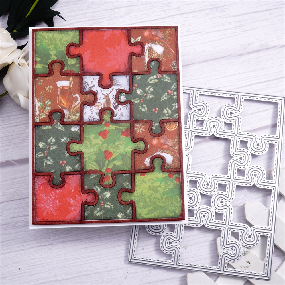 Lifescraft Puzzle Background Board Cutting Dies