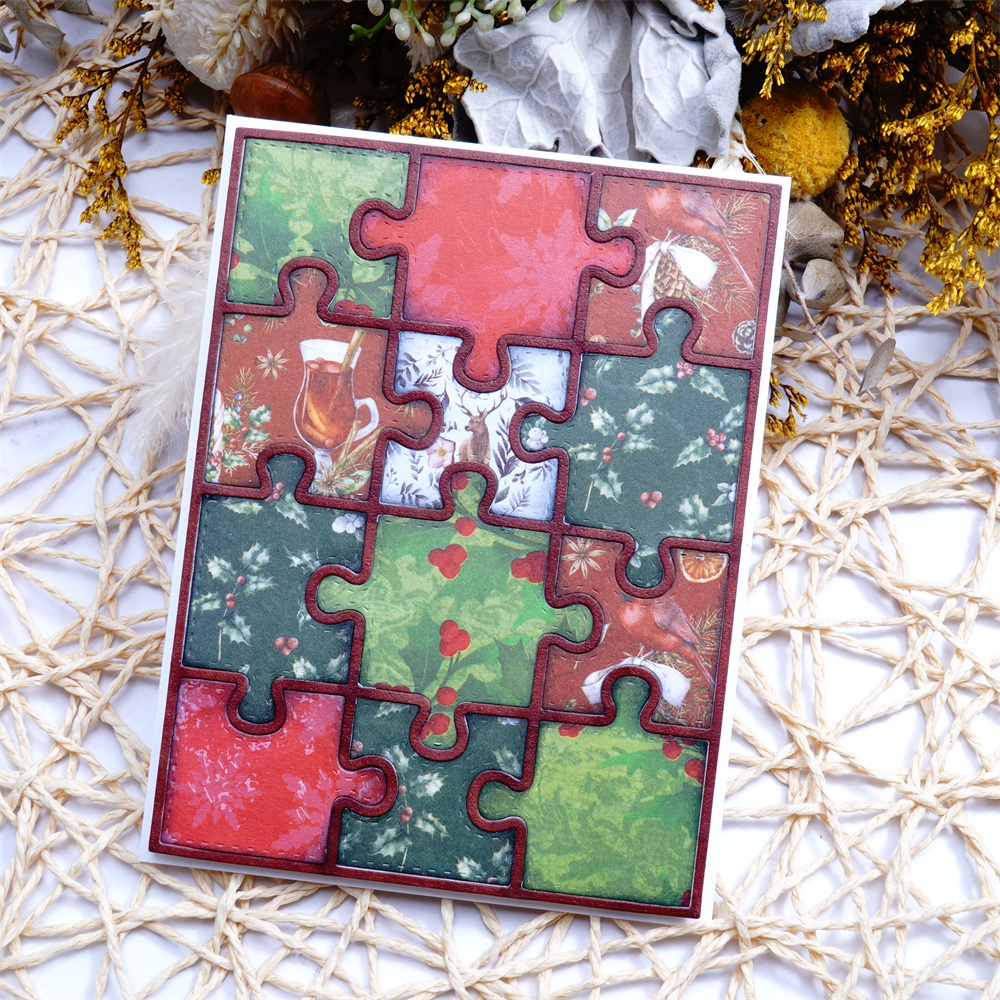 Lifescraft Puzzle Background Board Cutting Dies