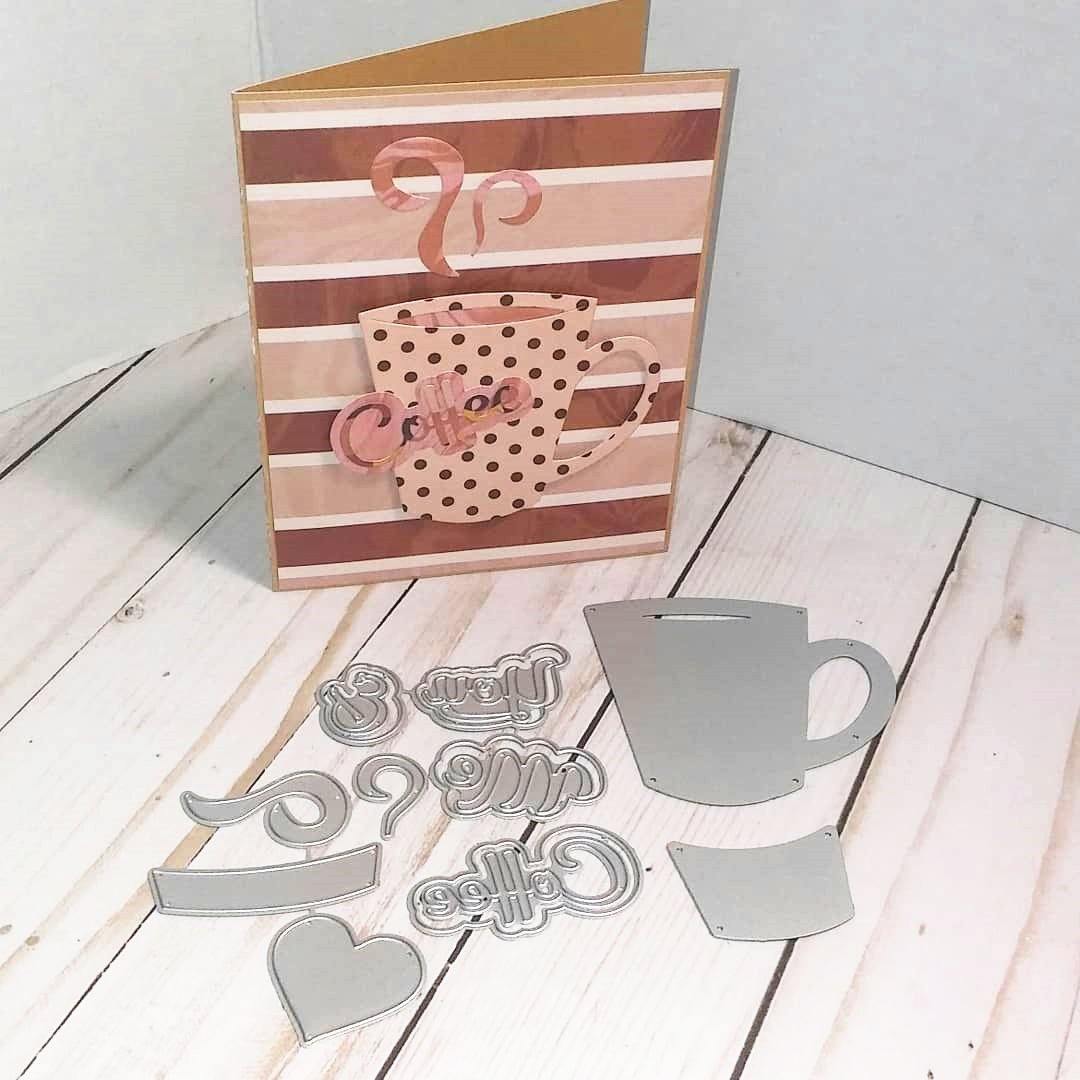 You and Me Coffee Cup Dies - Inlovearts