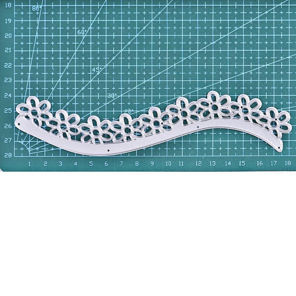 Wave Flower Border Edge Dies - Inlovearts