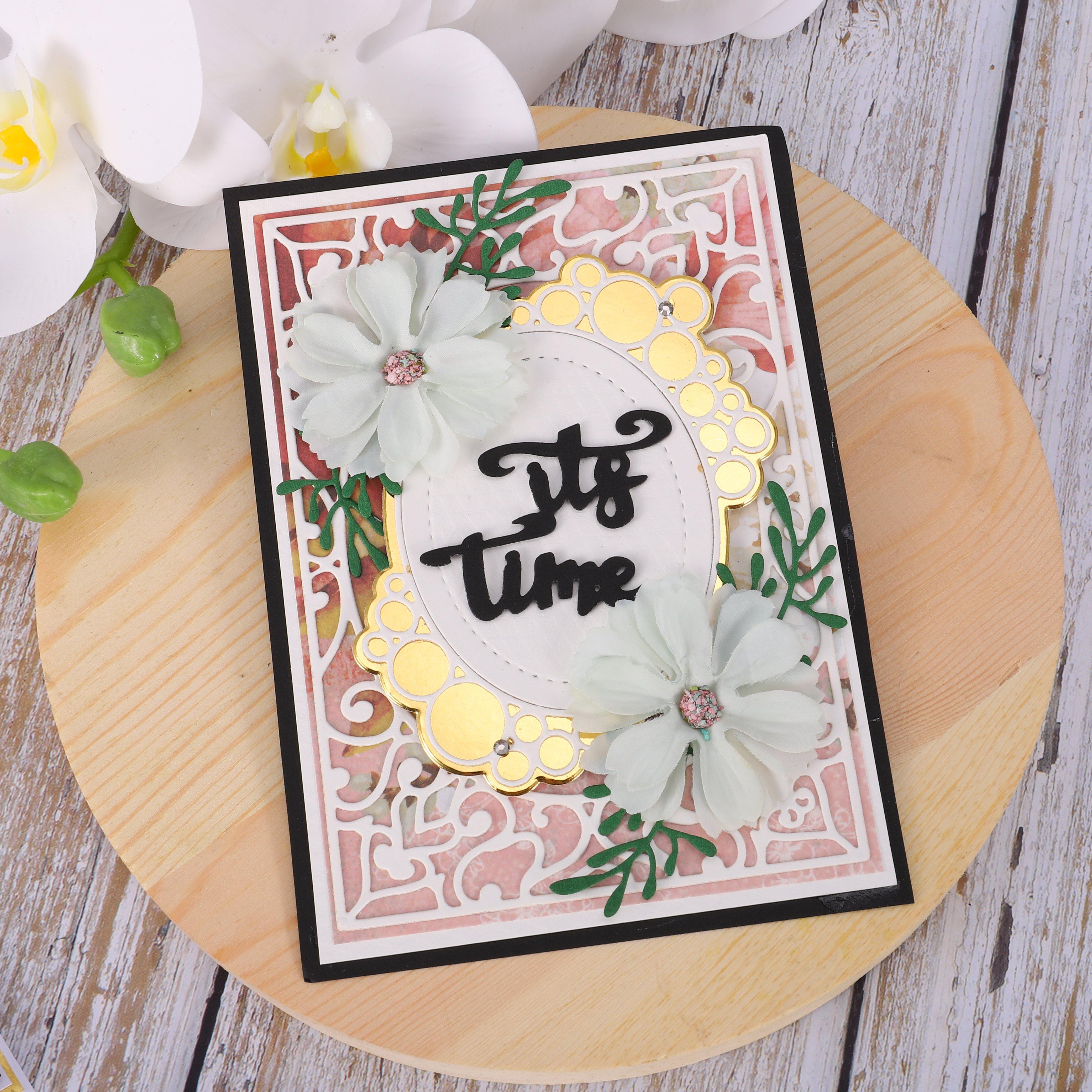 Oval Frame Flower Dies - Inlovearts