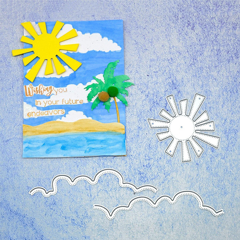 Sun and Clouds Decoration Dies - Inlovearts