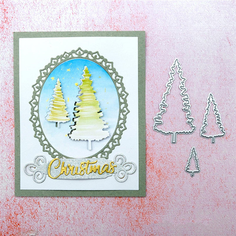 Pine Tree Dies Set - Inlovearts