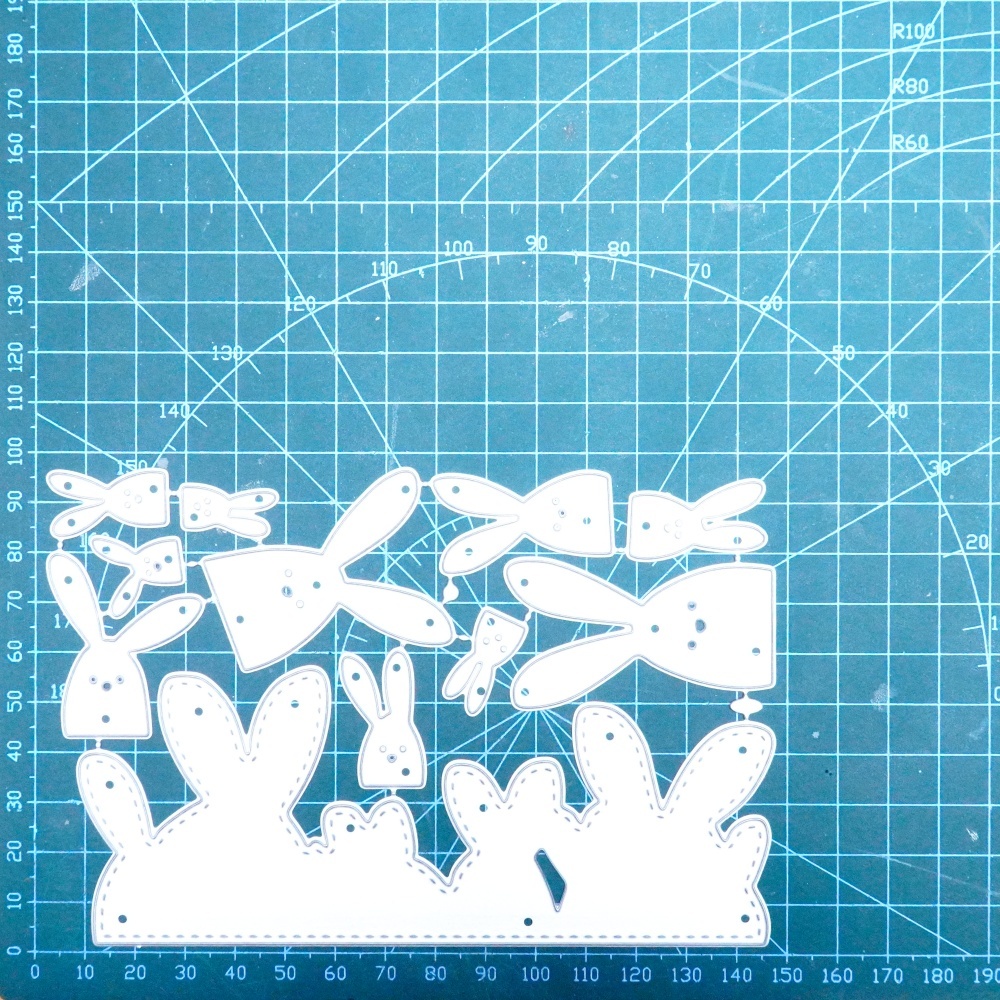 Lifescraft Happy Easter Bunny Metal Cutting Dies