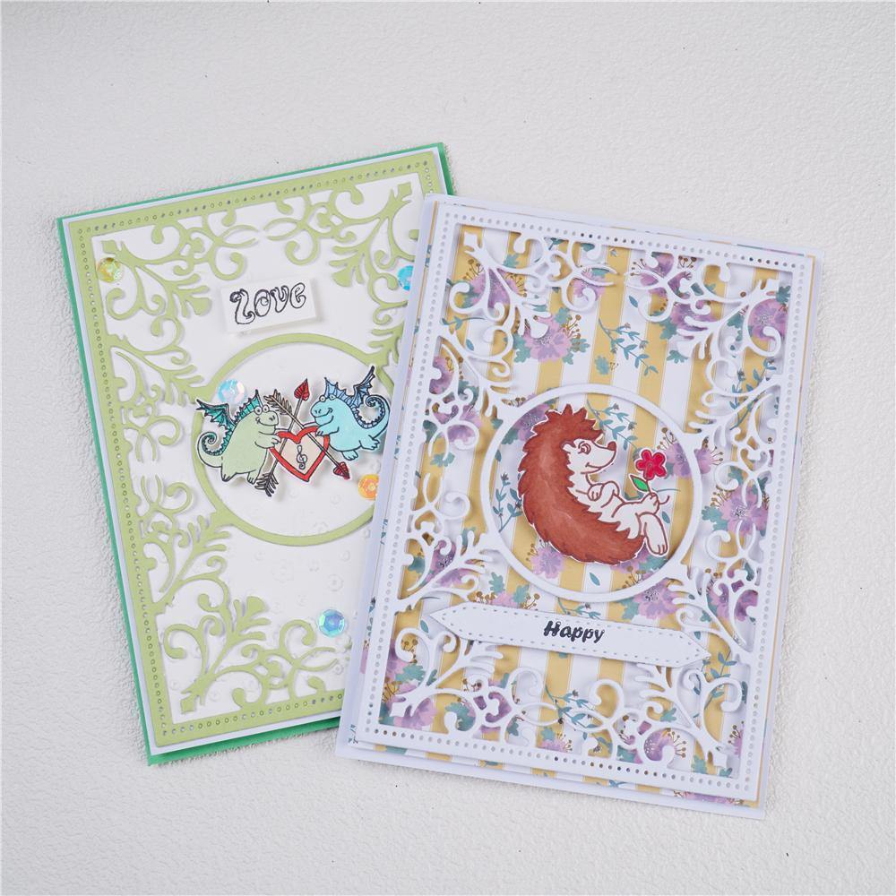 Lace Frame Background Cutting Dies - Inlovearts