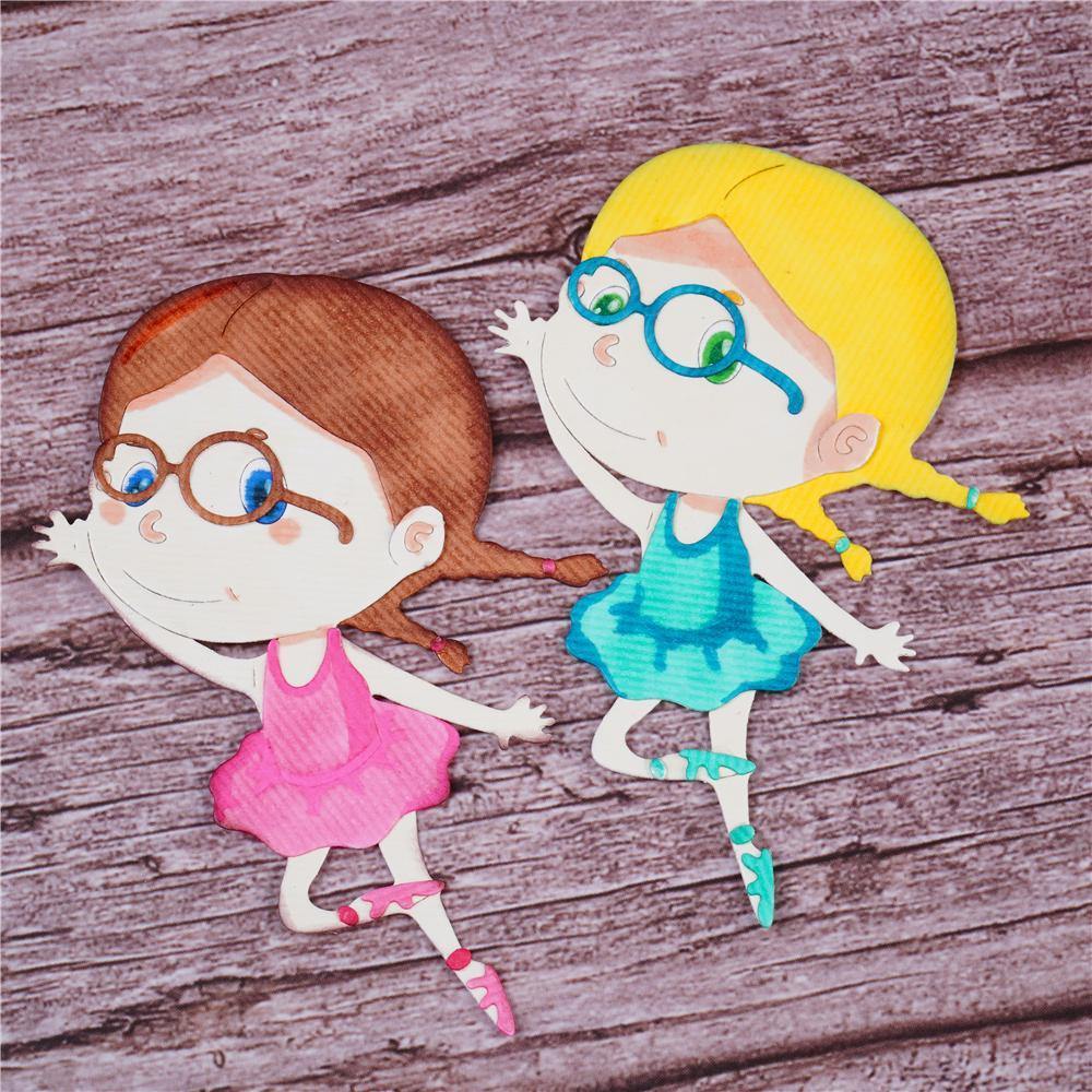 Dancing Girl Decor Dies - Inlovearts