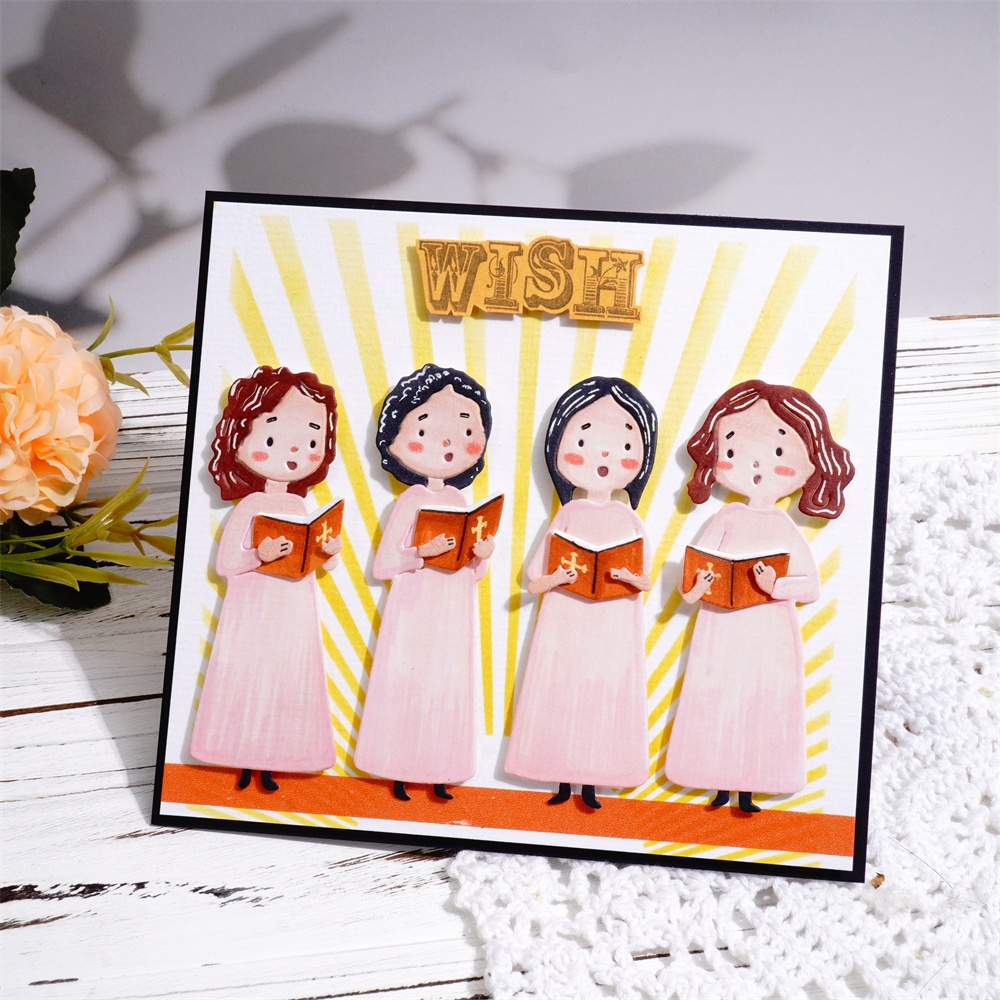 Lifescraft Choir Girls Metal Cutting Dies