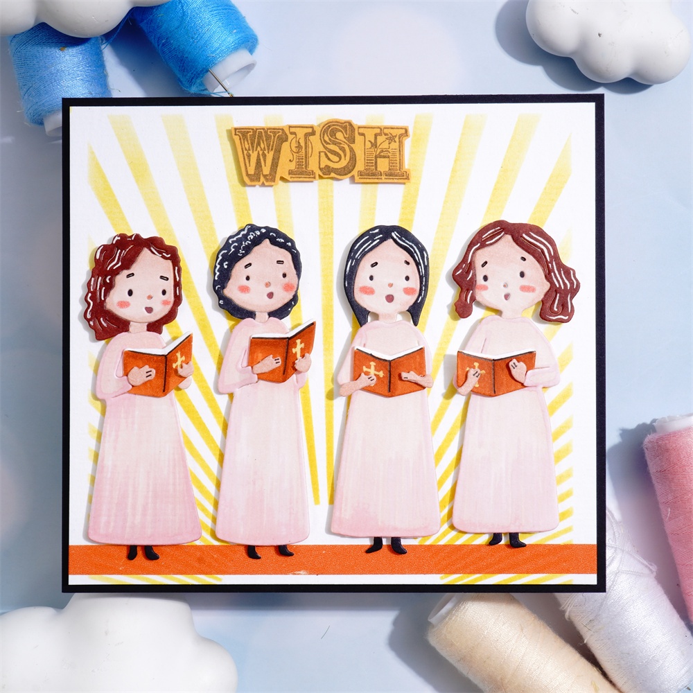 Lifescraft Choir Girls Metal Cutting Dies