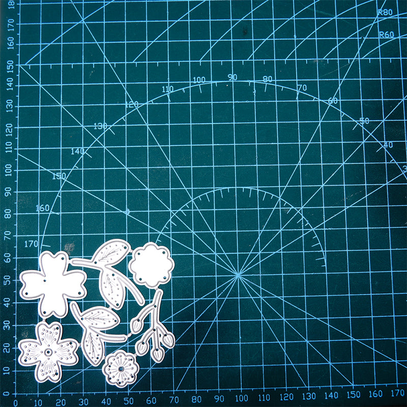 Lifescraft 7Pcs Small Pieces Flowers Cutting Dies