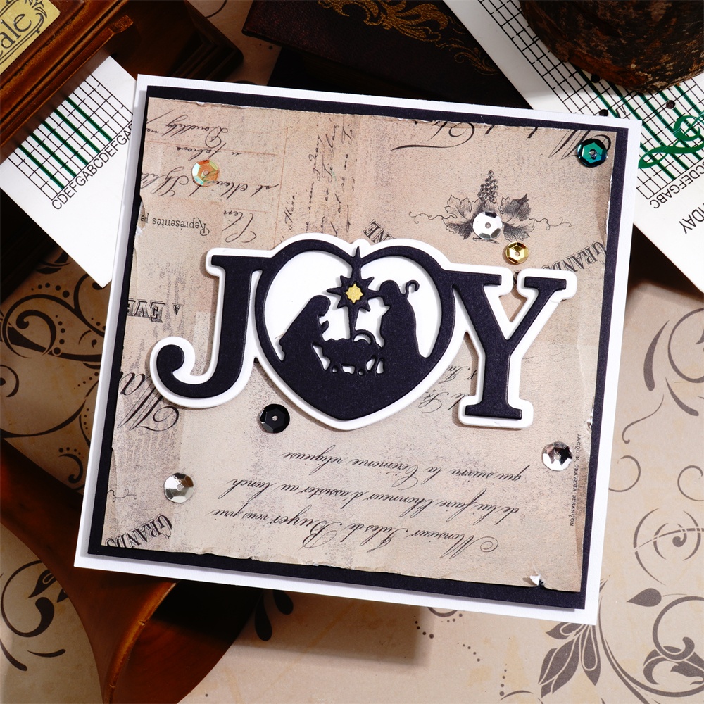 Lifescraft Prayer JOY Word Metal Cutting Dies