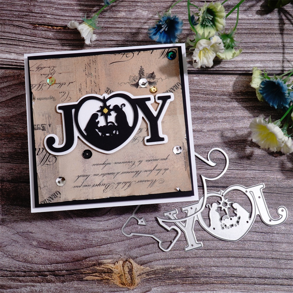 Lifescraft Prayer JOY Word Metal Cutting Dies