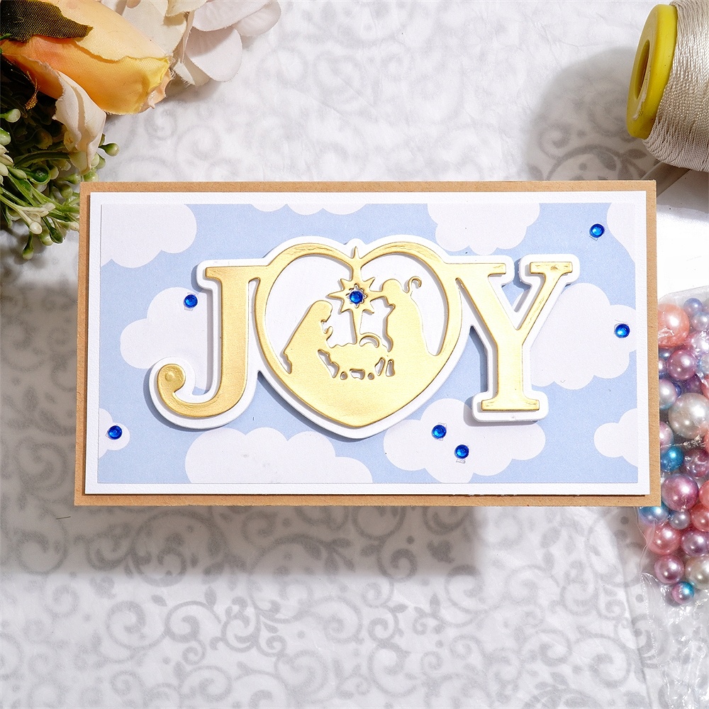Lifescraft Prayer JOY Word Metal Cutting Dies