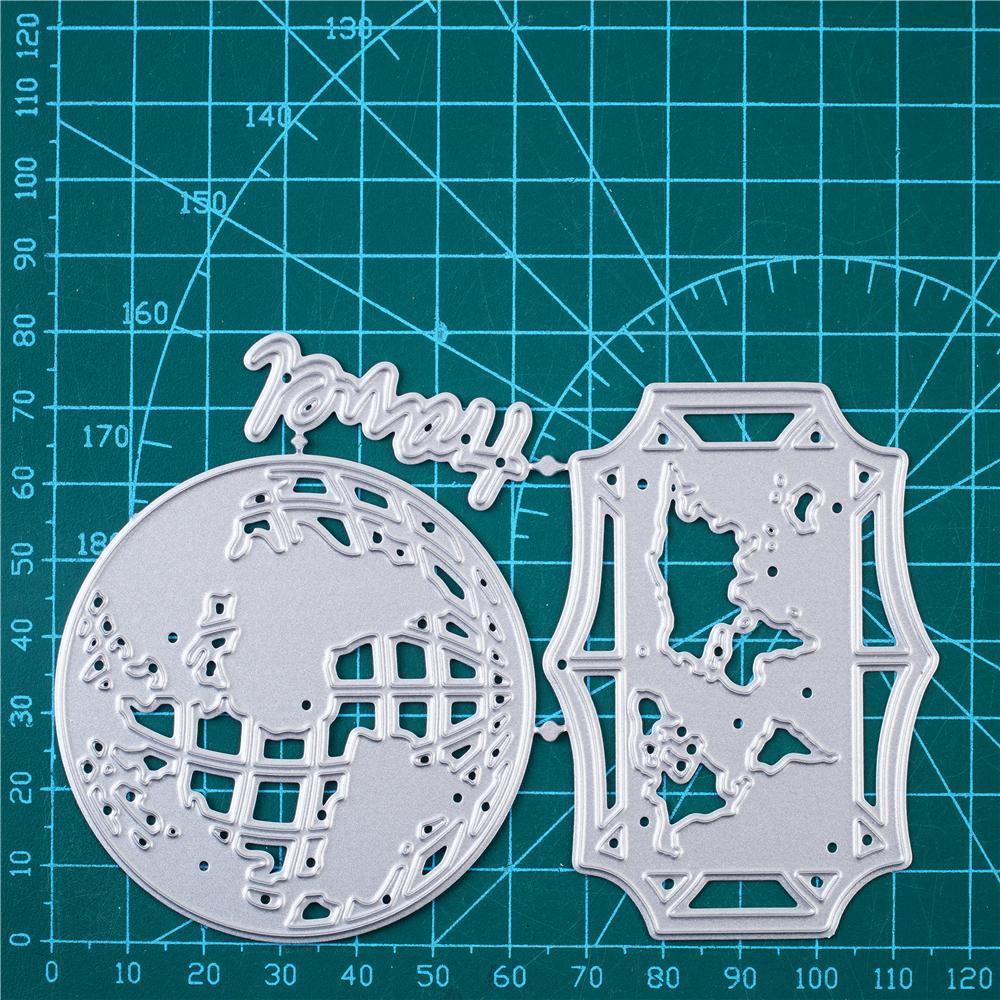 Creative Earth and Map Dies Set - Inlovearts