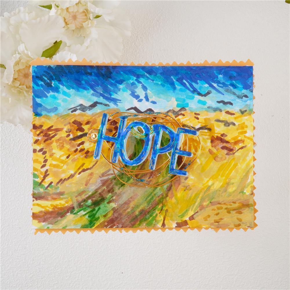 "HOPE" Word Dies - Inlovearts
