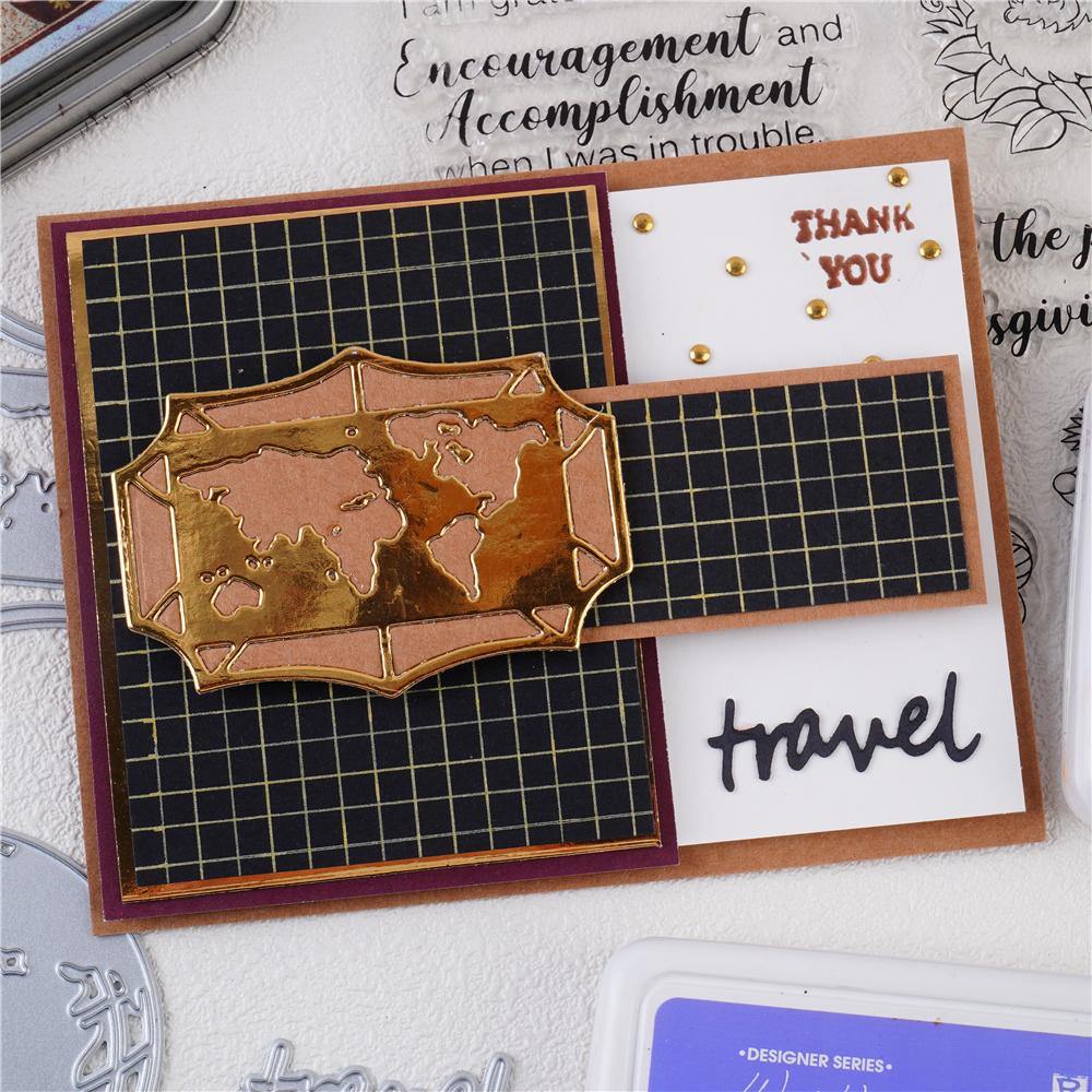 Creative Earth and Map Dies Set - Inlovearts