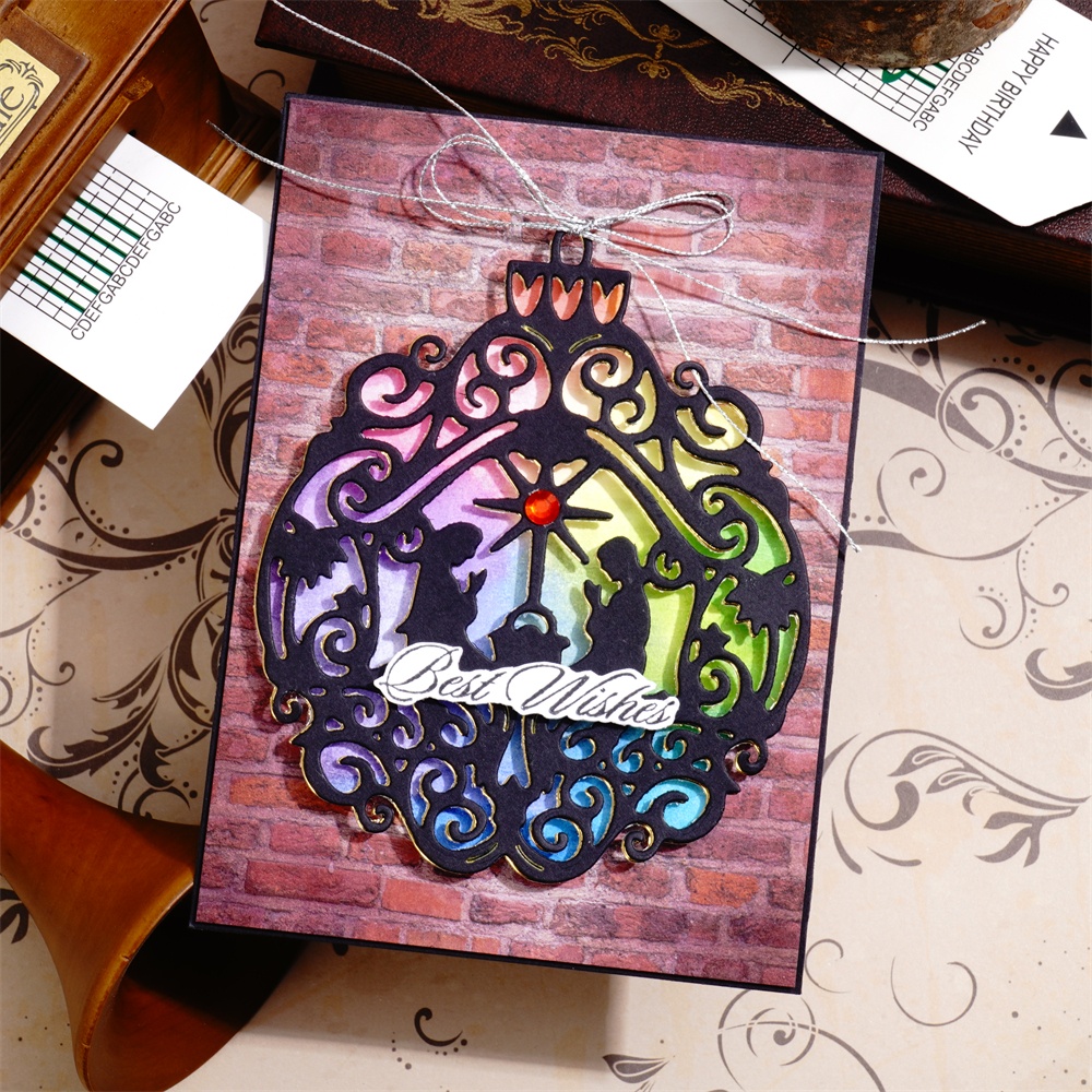 Lifescraft Christmas Lace Ball Decoration Metal Cutting Dies