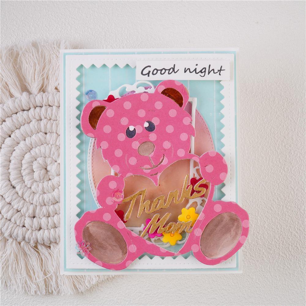 Lovely Bear Decor Dies - Inlovearts