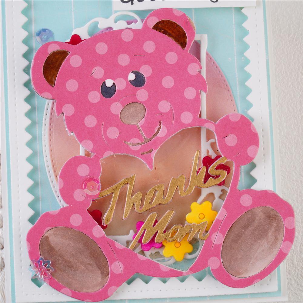 Lovely Bear Decor Dies - Inlovearts